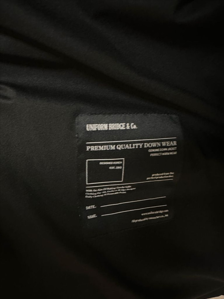 (무배) 유니폼브릿지 덕다운 패딩 M사이즈(100) 이미지