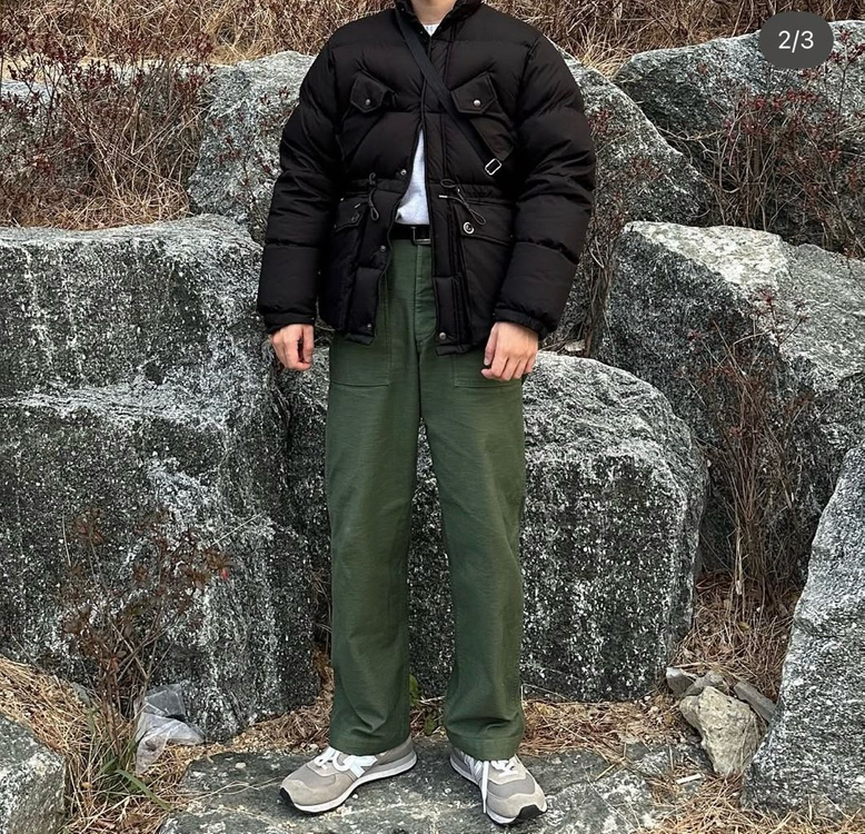 (무배) 유니폼브릿지 덕다운 패딩 M사이즈(100) 이미지