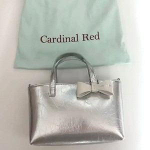 새상품/+리본참 화이트) 카디널레드 잇피백 iffee bag 실버