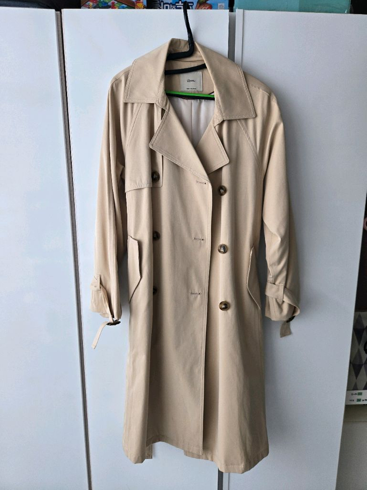 로엠 트렌치 코트66싸이즈--4