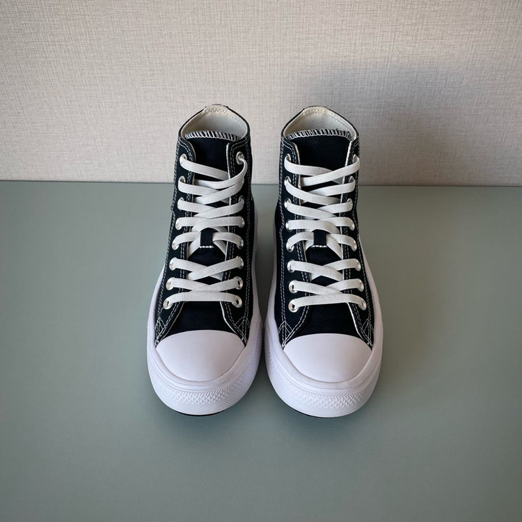 컨버스 척테일러 올스타 무브 하이 블랙 235 판매합니다.--3