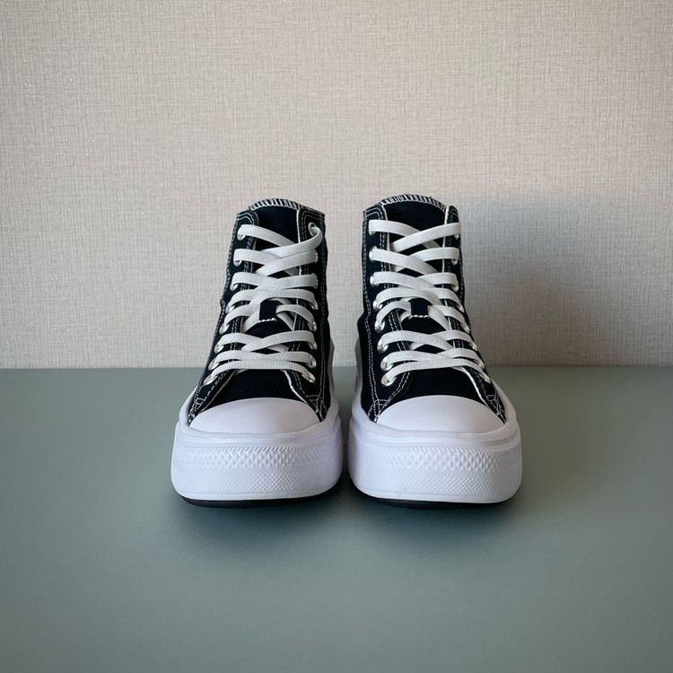 컨버스 척테일러 올스타 무브 하이 블랙 235 판매합니다.--4