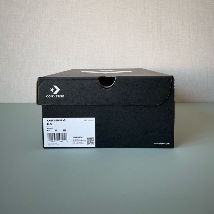 컨버스 척테일러 올스타 무브 하이 블랙 235 판매합니다.--9