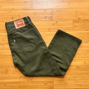 리바이스 505 카키진 데님팬츠 W32 L32