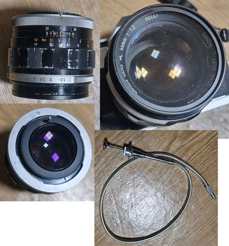캐논 필름카메라 AE-1, 렌즈들 이미지