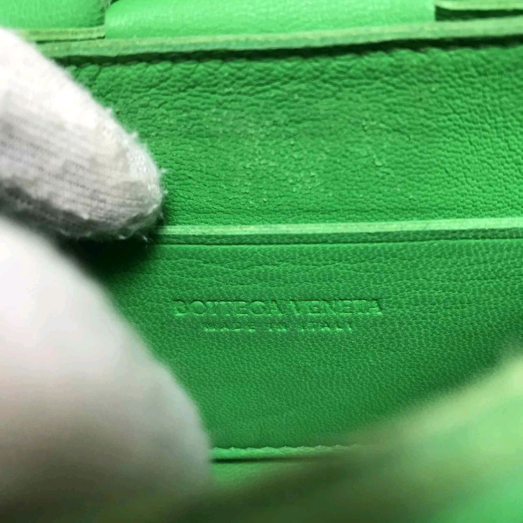 [클로젯][더스트 구성]보테가베네타 미니 카세트백 그린--5