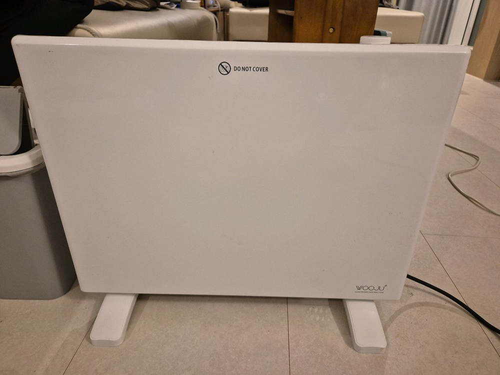 컨벡터 히터 (무풍 무소음 가정용 온풍기 히터 난방기 1000w) 이미지