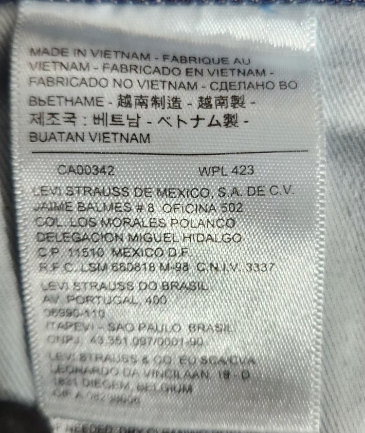 [리바이스] 34인치 남 505청바지 데님팬츠--4