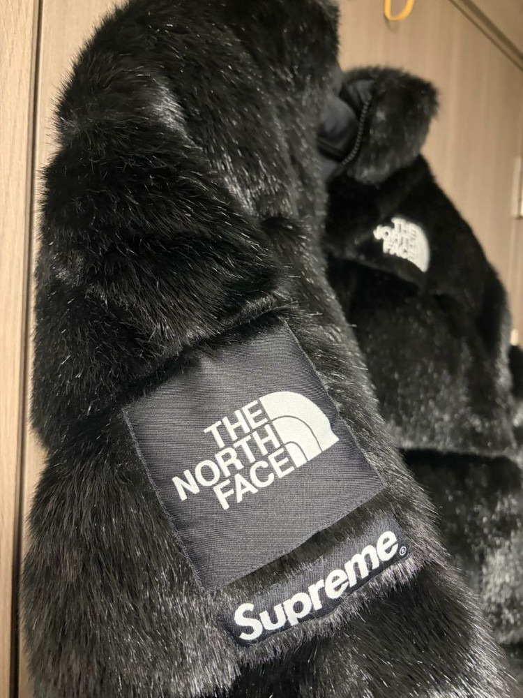 슈프림x노스페이스 포우 퍼 눕시 자켓 블랙-20FW--1