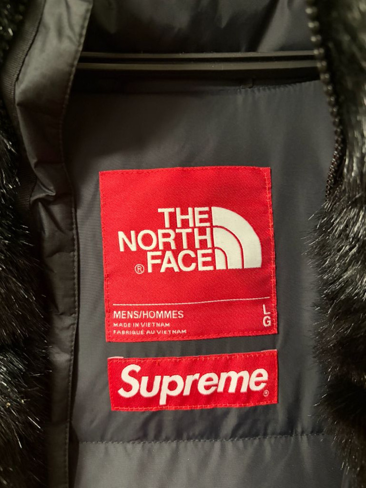 슈프림x노스페이스 포우 퍼 눕시 자켓 블랙-20FW--2