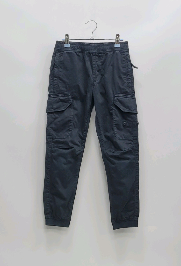 스톤아일랜드 21SS 카고 조거 밴딩 팬츠 / 아동 8호 (128) 블랙--0
