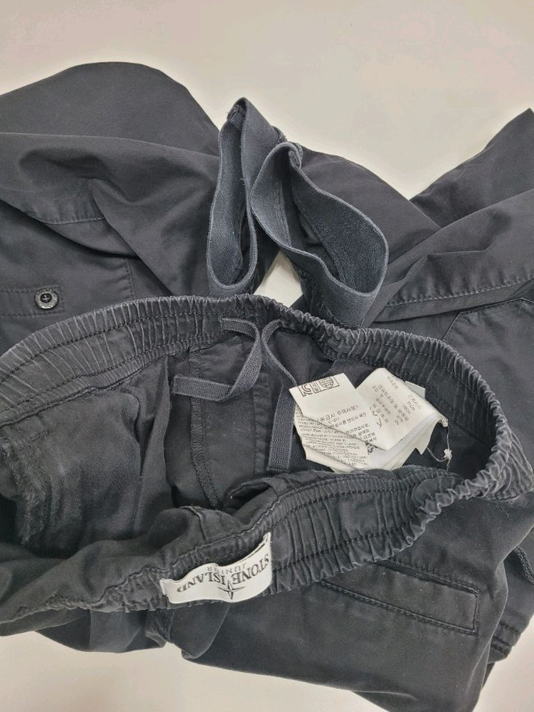 스톤아일랜드 21SS 카고 조거 밴딩 팬츠 / 아동 8호 (128) 블랙--6