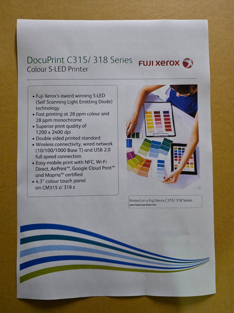 후지제록스 CM315z 컬러 레이저 복합기--5