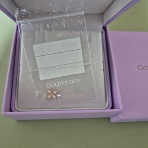 골든듀 펄시피아 쁘띠 로골 파베 펜던트 (새상품)