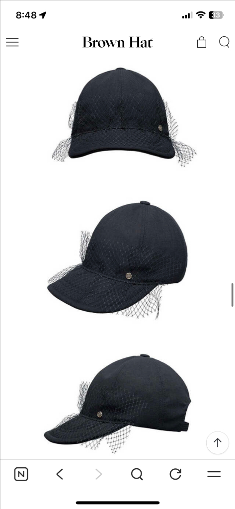 브라운햇 레이스 와이어 햇--2