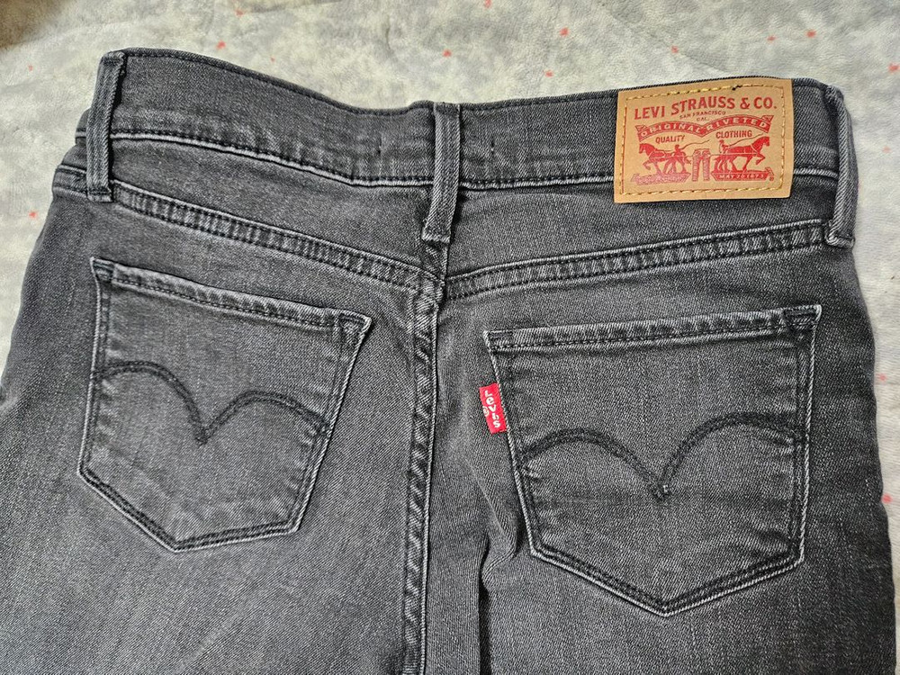 ( 새제품) 리바이스 312 쉐이핑 슬림 블랙 데님 25 사이즈 이미지