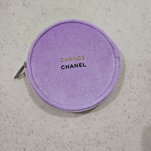 샤넬뷰티 라벤더 원형 파우치