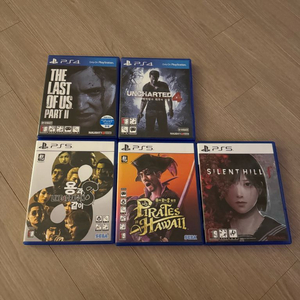 ps5/ps4 사일런트힐F 라오어 언차티드4 용과같이8 타이틀 이미지