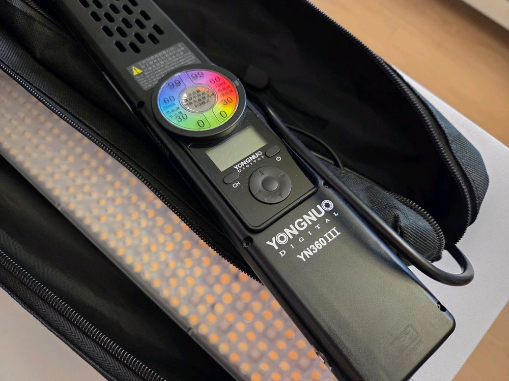 용누오 RGB 조명 YN360 2개--1