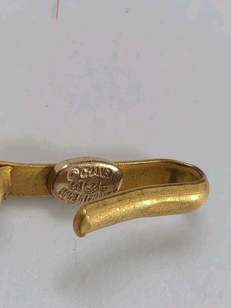 [CHANEL]샤넬 빈티지 코코 마크 클로버 네크리스--2