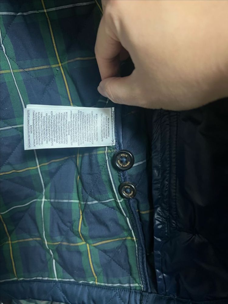 폴로 퀼팅 헤링턴 자켓 S--2