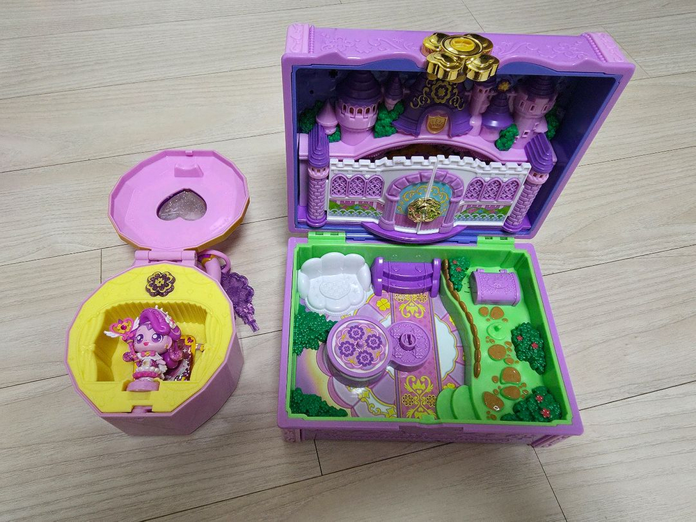 티니핑)행운핑 상자하우스+행운핑피규어 일괄-가격내림--2