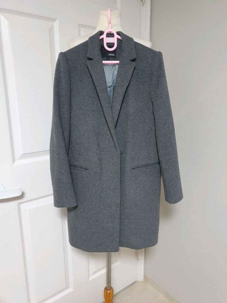 (상태좋음)미쏘 그레이 코트 55~66--1