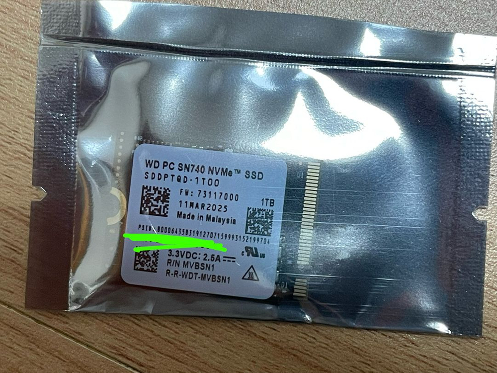 미개봉 스팀덱, 노트북 가능 WD SN740 M. 2 2230 NVMe 1TB--0