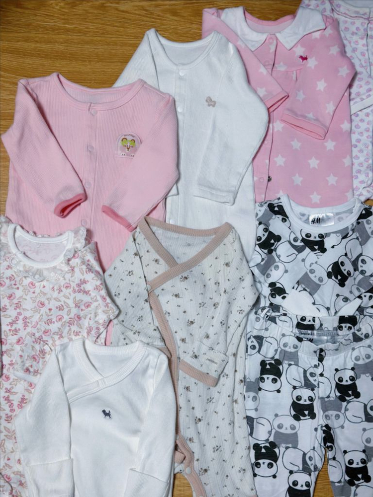 아기옷 일괄 3-9개원 에뜨와, 모이몰른, 피카부, H&M, 블루독 이미지
