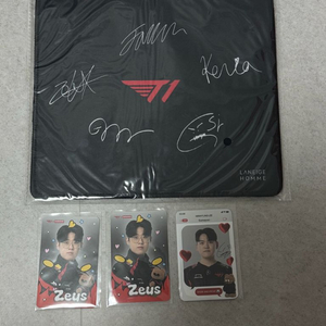 (일괄)라네즈 x T1 티원 마우스패드 제우스 오너 페이커 구마유시 케리아 어프어프 포카 이미지