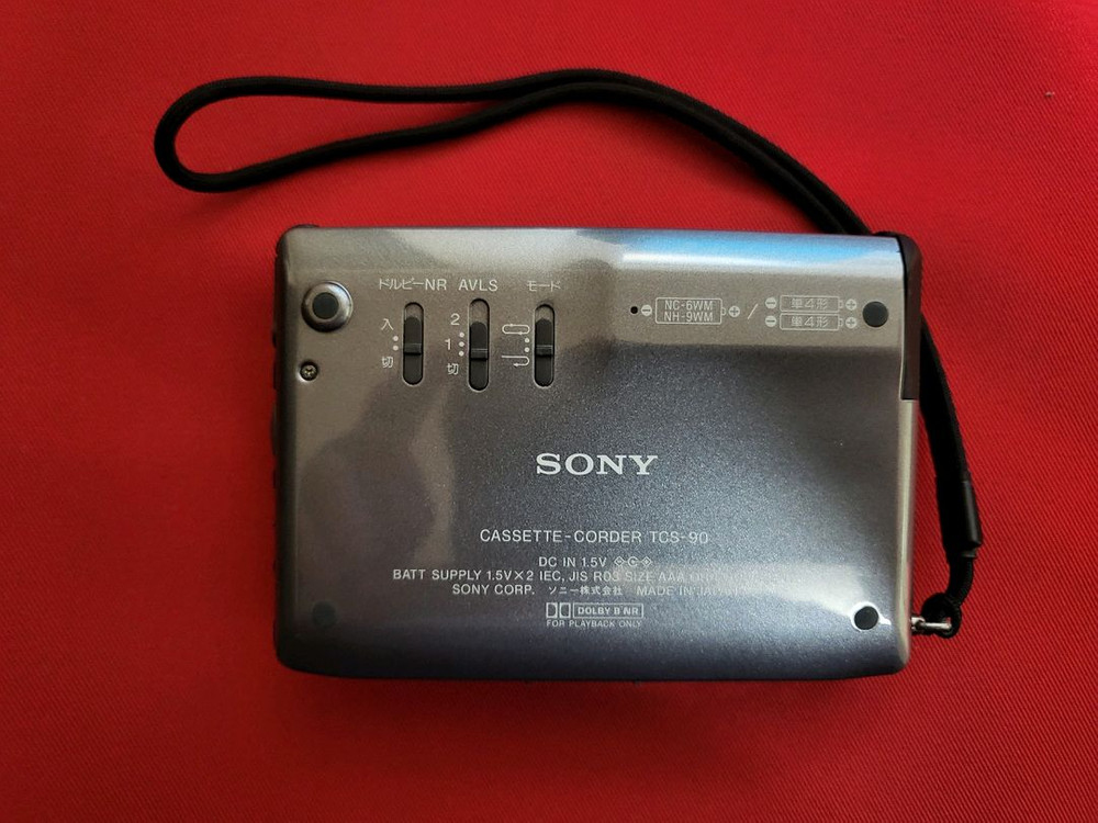 소니워크맨 TCS-90 깨끗한 박스풀세트 정상작동품--4