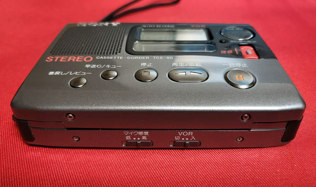 소니워크맨 TCS-90 깨끗한 박스풀세트 정상작동품--7