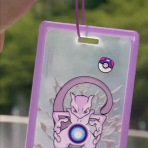 [구매] 포켓몬 롯데월드 탐험수첩 미션 아크릴 카드 홀더 키링 뮤츠 이미지