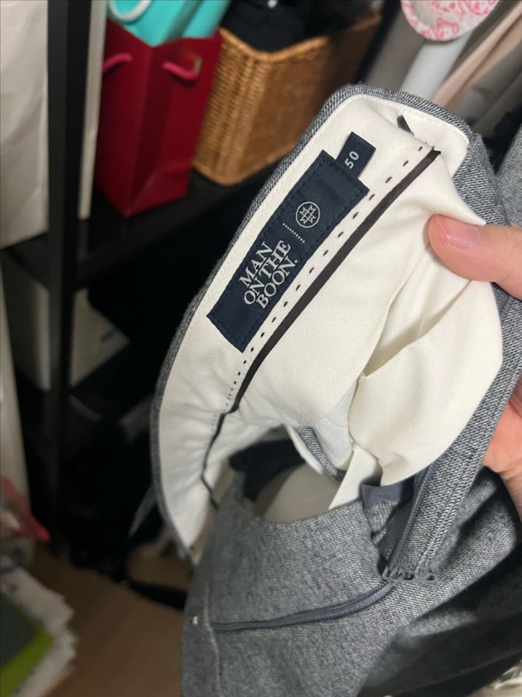 맨온더분 그레이 팬츠 트라우저 50--2