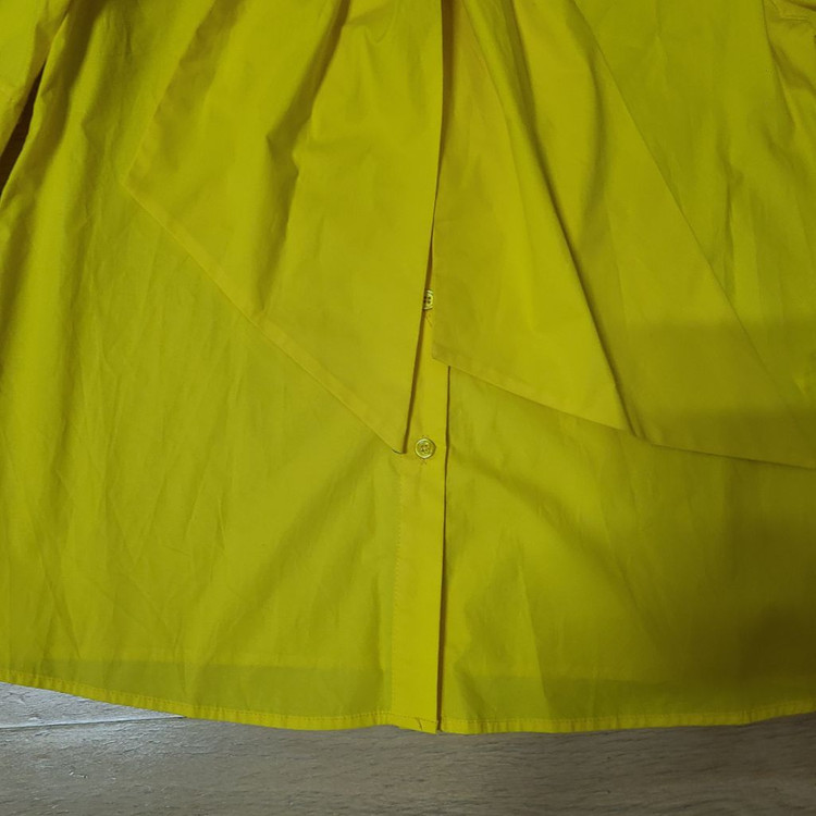 새상품 레몬색 블라우스 66~66뱐--2