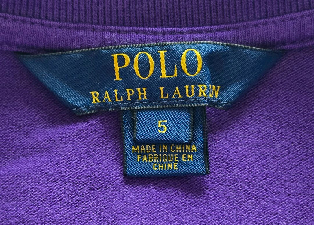 폴로랄프로렌키즈 여아 pk카라 빅포니 긴팔티셔츠 5사이즈--6