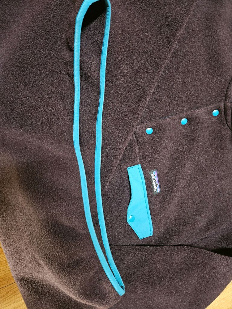 파타고니아 신칠라 헤비웨이트 옵시디안 플럼 L 플리스 후리스--5