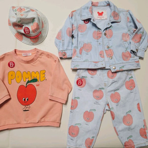 베베드피노 청셋업100+티셔츠100+모자 일괄(택포)