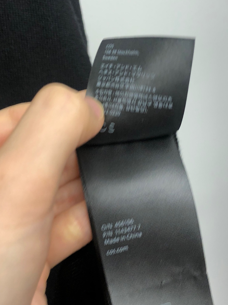 코스 울100 니트 슬릿 원피스 S--2