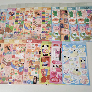 씰스티커 10장씩 팝니다 랜덤 or 선택가능 일괄,개별구매 가능 다꾸스티커 스티커 씰스티커