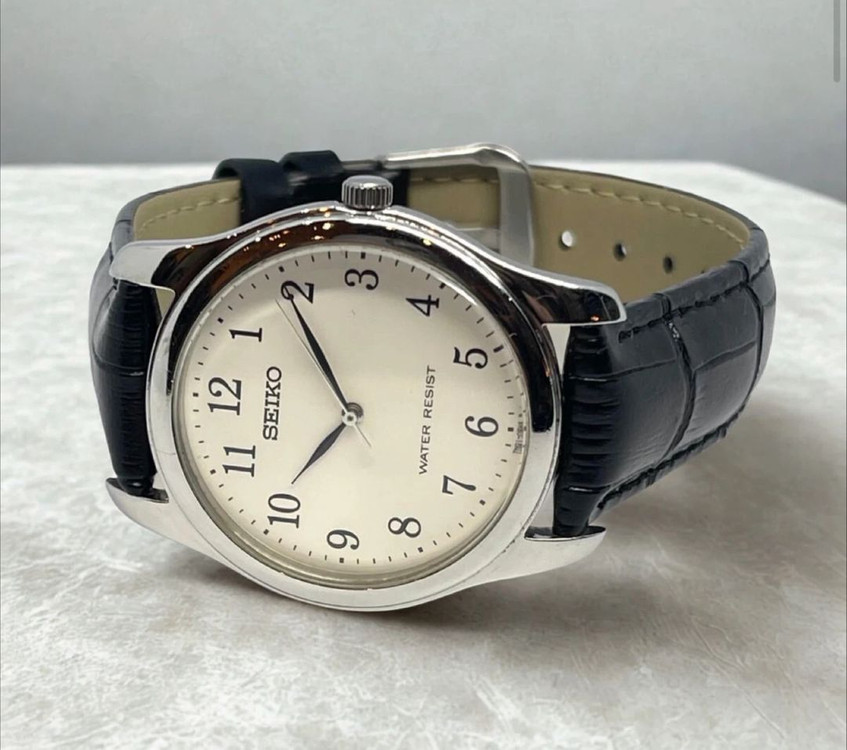 세이코 쿼츠시계 드레스워치--1