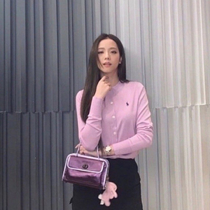 폴로 랄프로렌 피마코튼가디건 핑크 S 새상품