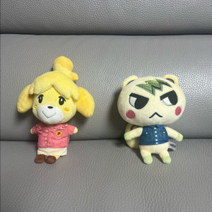 동물의 숲 모동숲 여울이와 쭈니 인형