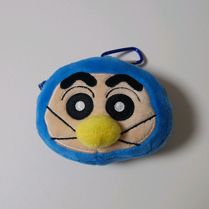 [짱구는못말려] 짱구 펭귄 코스튬 동전 지갑 파우치 키링