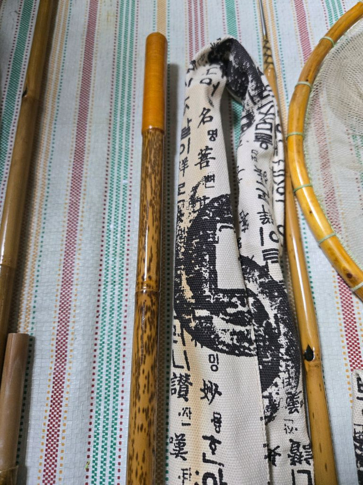 중층내림낚시 태조공방 받침대 뜰채등 셋트 이미지