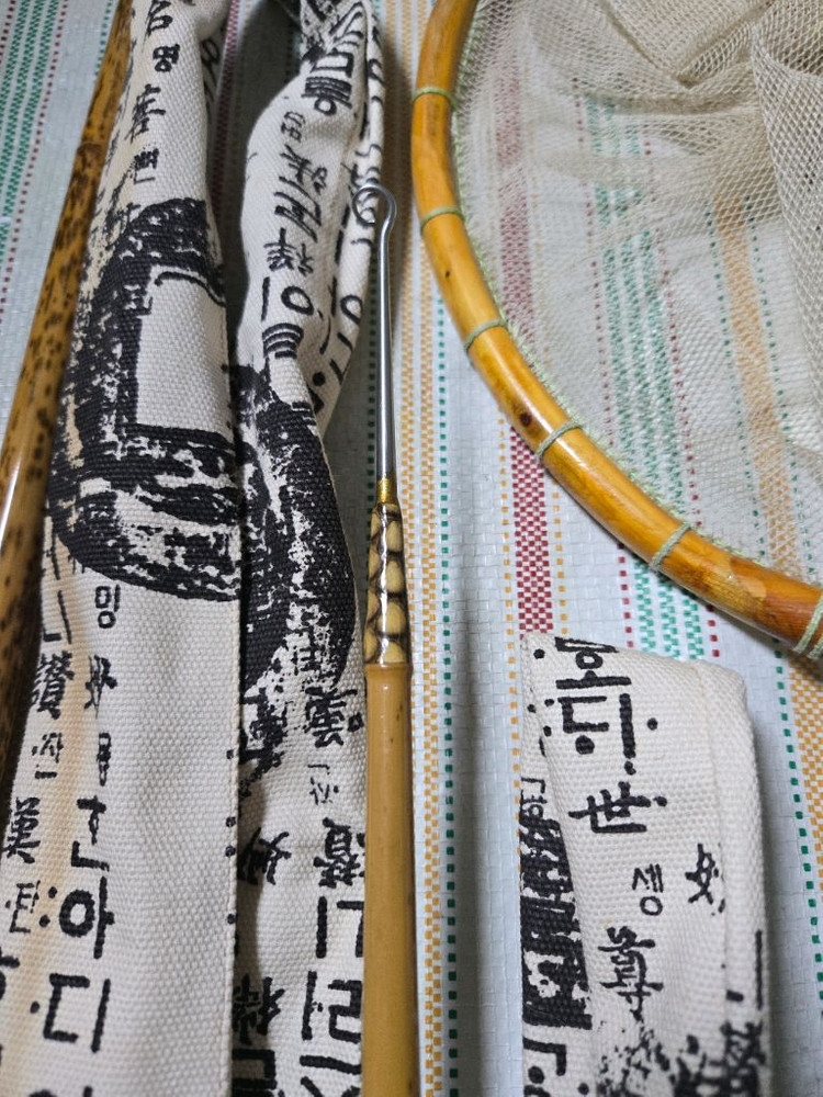 중층내림낚시 태조공방 받침대 뜰채등 셋트 이미지