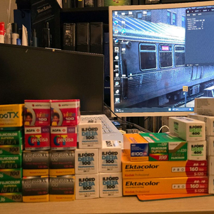 코닥/후지/아그파/일포드 35mm/120mm 필름 일괄 판매합니다