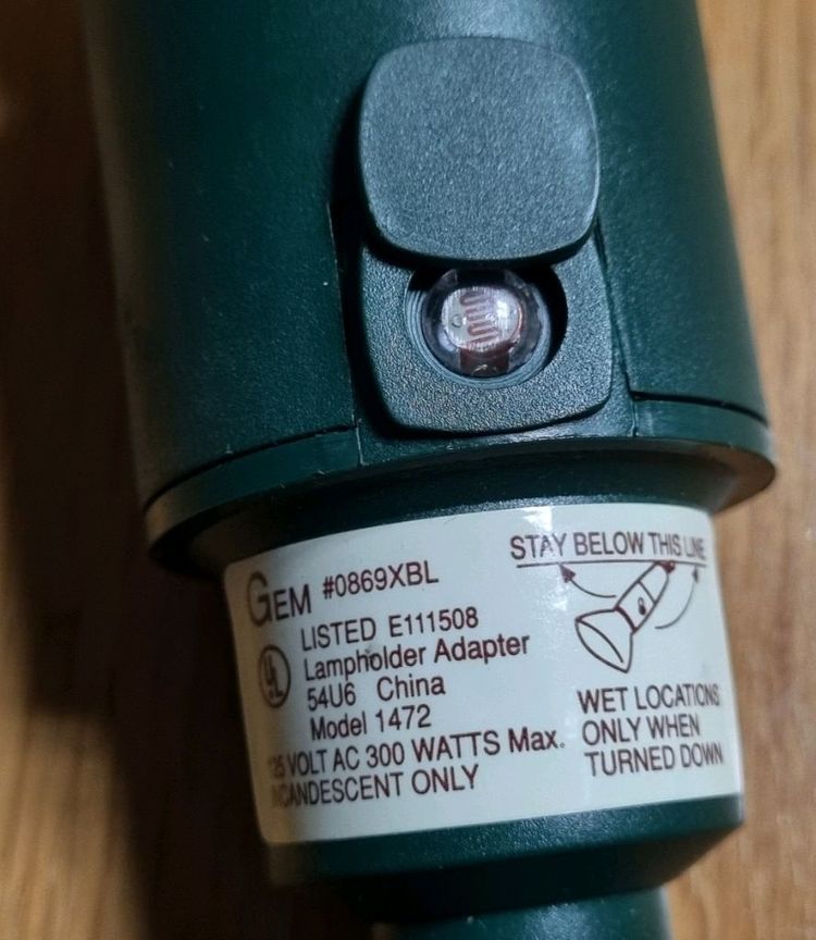 (양) 미국산 Gem 밝기인식 자동 ON/OFF어댑터--3