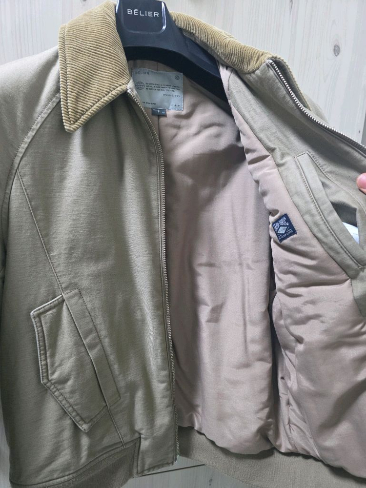 벨리에 네오 시티 플라이트 자켓 베이지 이미지