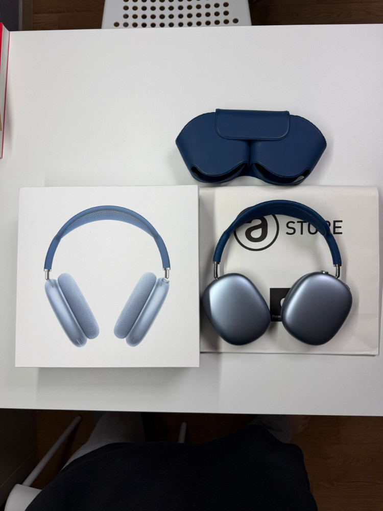 에어팟맥스 스카이블루 1세대 8핀--0